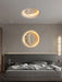 Gypsum Moon Wall Lamp-DWHOME