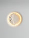 Gypsum Moon Wall Lamp-DWHOME
