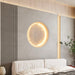 Gypsum Moon Wall Lamp-DWHOME