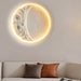 Gypsum Moon Wall Lamp-DWHOME