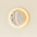 Gypsum Moon Wall Lamp-DWHOME