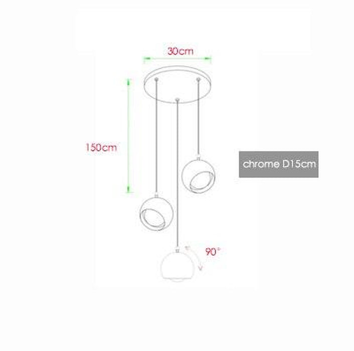 Modern Iris Pendant Lights-DWHOME