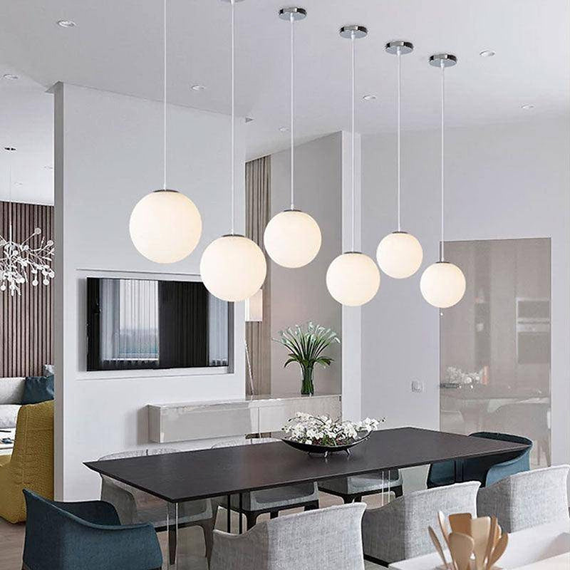 Modern Style Glass Sphere Ceiling Light-DWHOME