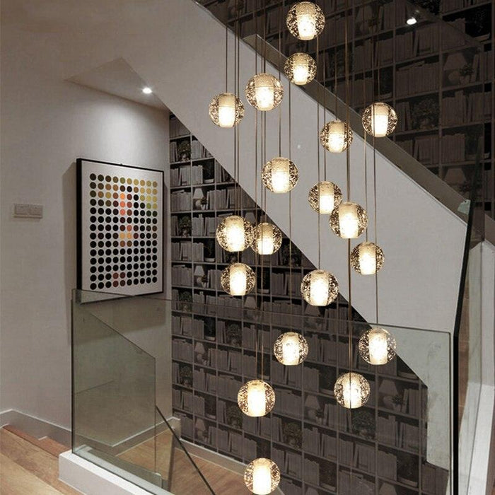 Modern Style Crystal Raindrops Chandelier.