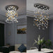 Modern Style Pebble Rain Chandelier.