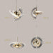 Luxury Nordic Rotatable Roulette Pendant Light.