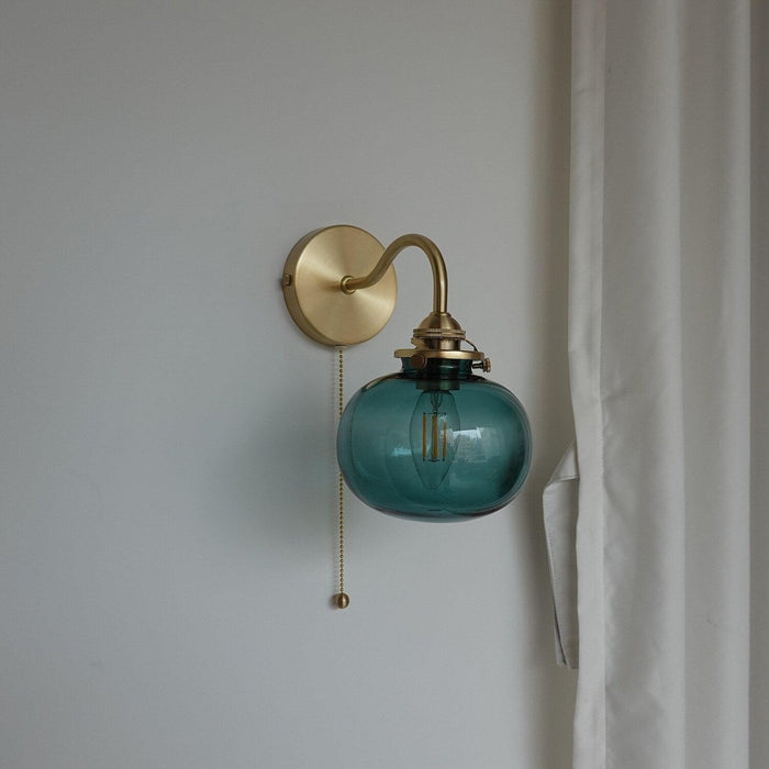 Vintage Style Glass Sphere Wall Light N READY - DWHOME