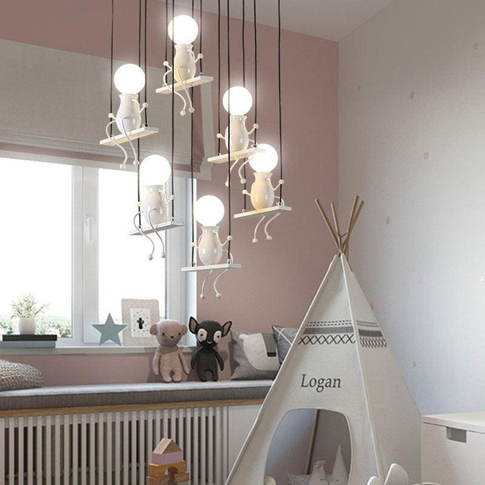 Modern Swinging Art LED Chandelier.