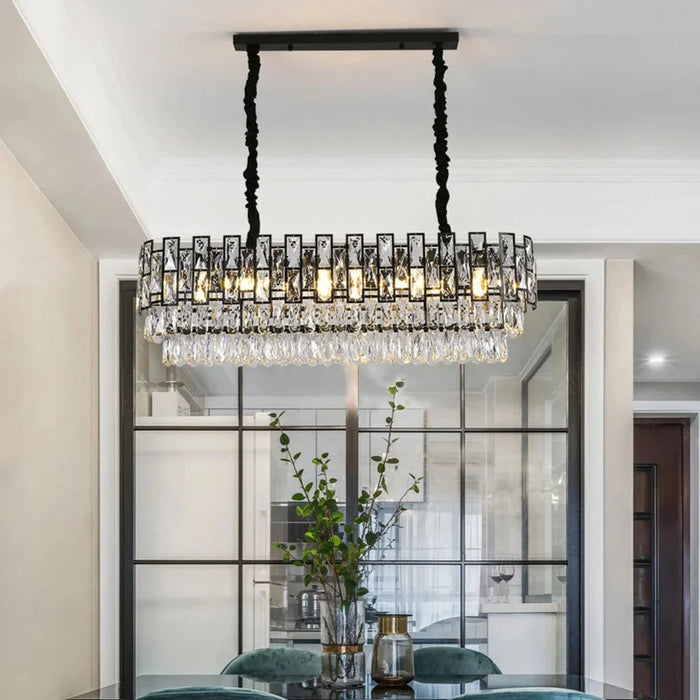 Molini Dining Room Crystal Chandelier.