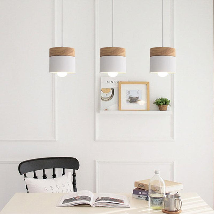 Nordic Style Wooden Macaron Ceiling Light - DWHOME