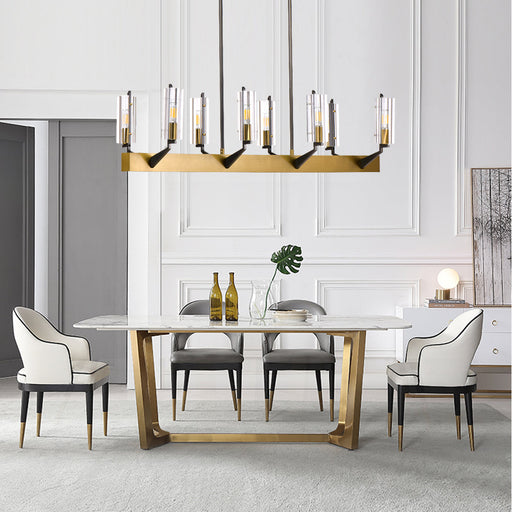 Villa Collection 8-Light Dining Room Chandelier.