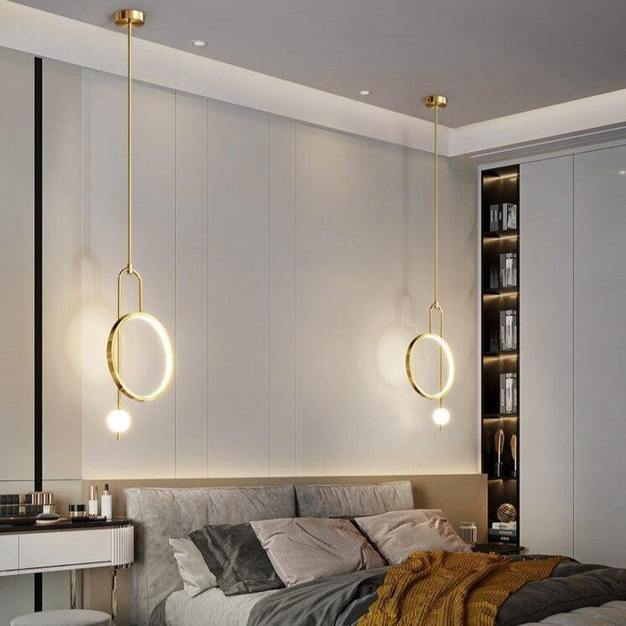 Modern Eclipse Pendant Lights.