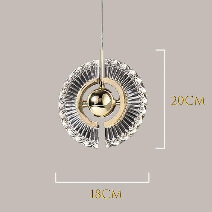 Luxury Nordic Rotatable Roulette Pendant Light.