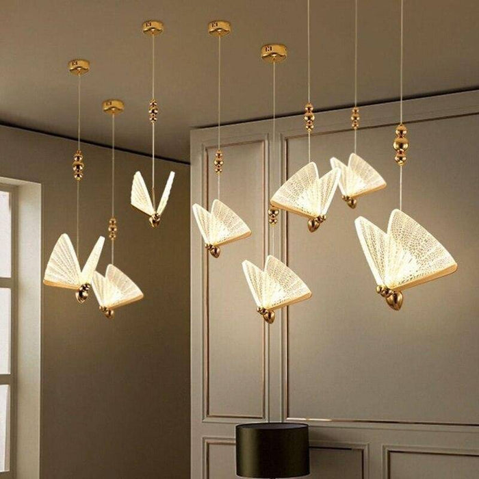 Modern Style Butterfly Pendant Light - DWHOME