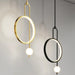 Modern Eclipse Pendant Lights.