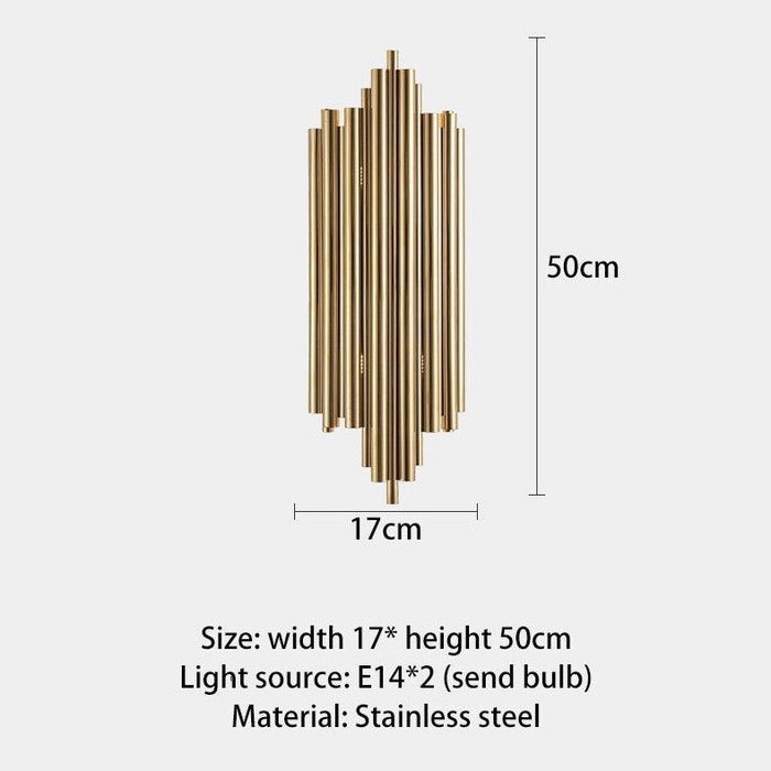 Modern Style Reversed Skyline Wall Light.