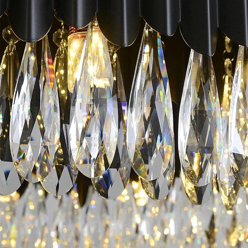 Lugano Crystal Dining Room Chandelier-DWHOME