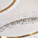 Capri 3-Ring Crystal Chandelier.