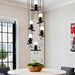 Modern Swinging Art LED Chandelier.