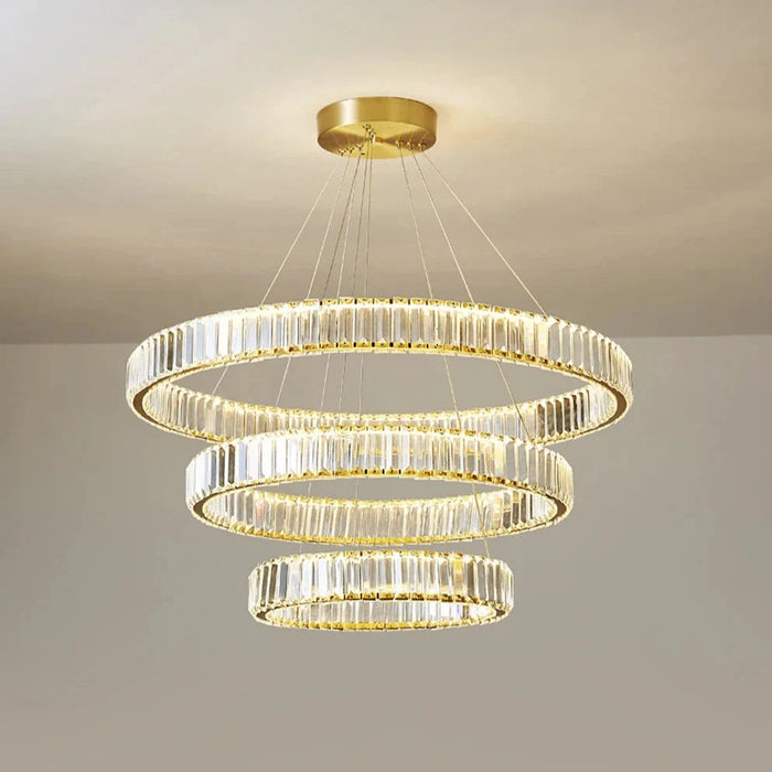 Roma 3-Tier Modern Chandelier.