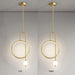 Modern Eclipse Pendant Lights.