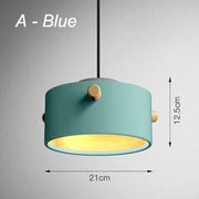 Wooden Bucket Pendant Lights-DWHOME