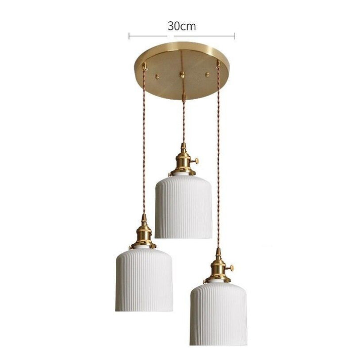 Nordic Style Ceramic Hanging Pendant Light-DWHOME