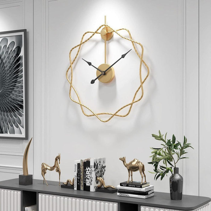 Wavy Sun Wall Clock - DWHOME