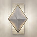 Art Deco Natural Marble Wall Sconce.