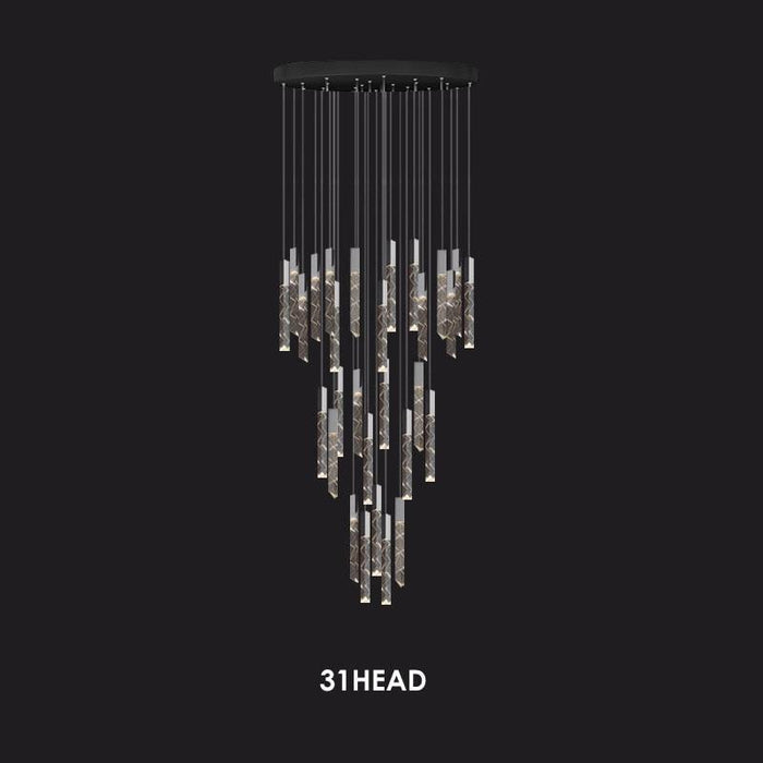 Modern Style Crystal Bars Chandelier.