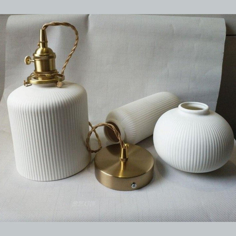 Nordic Style Ceramic Pendant Light N READY-DWHOME
