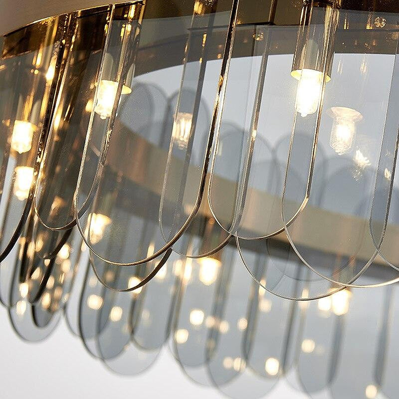 Modern Style Oval Shards Chandelier-DWHOME