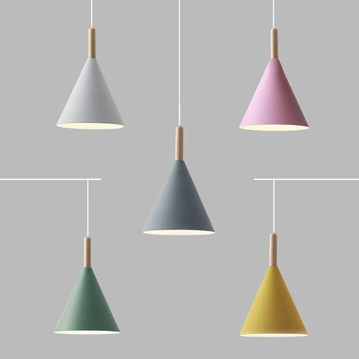 Modern Style Color Cone Ceiling Light.