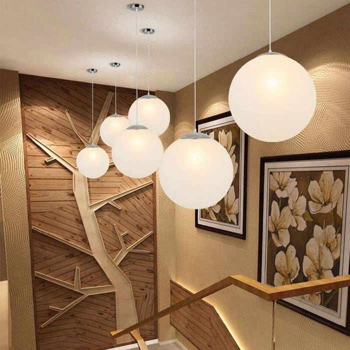 Modern Style Glass Sphere Ceiling Light - DWHOME