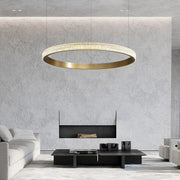Modern Style Smooth Circle Chandelier-DWHOME