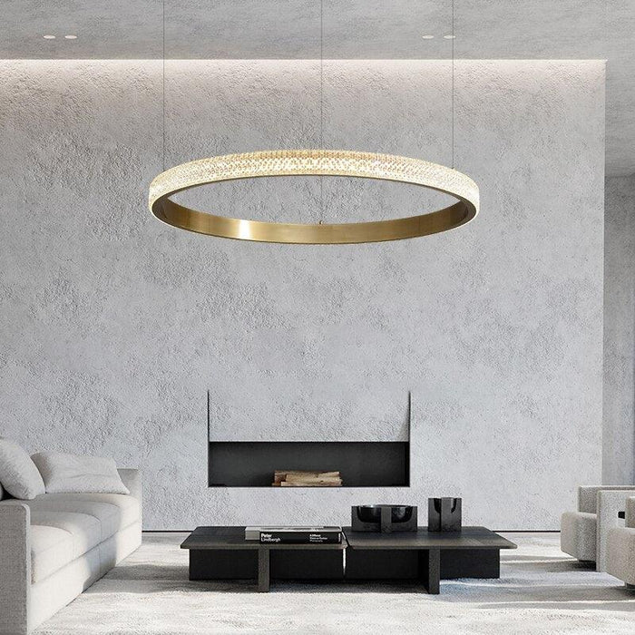 Modern Style Smooth Circle Chandelier - DWHOME