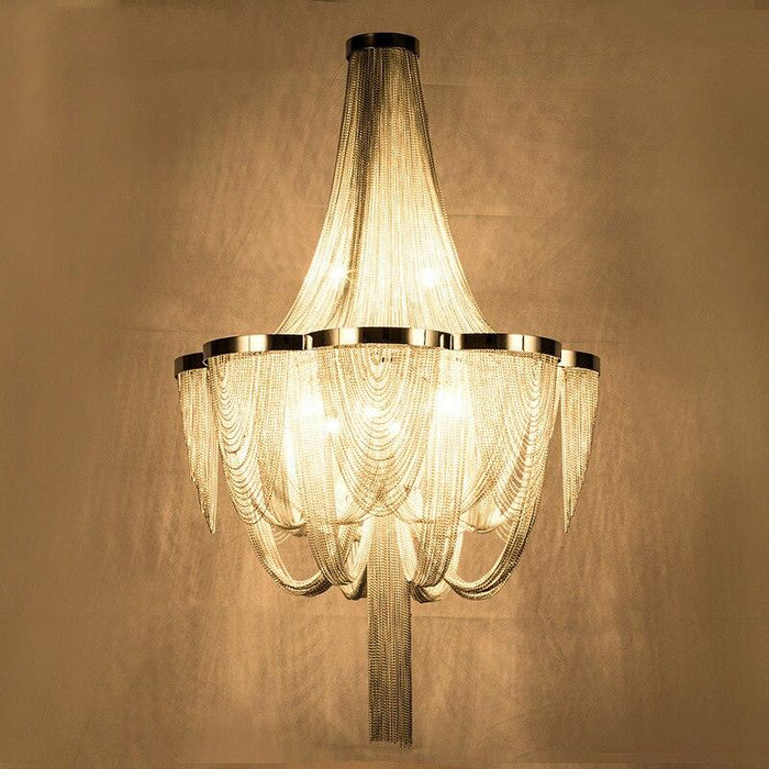 Modern Style Luxury Golden Fringe Chandelier - DWHOME