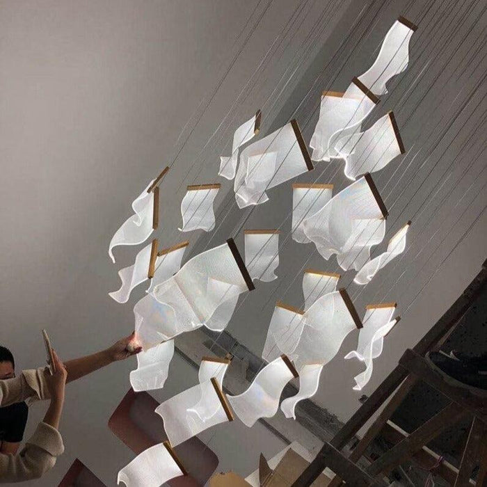 Postmodern Creative Shards Chandelier.