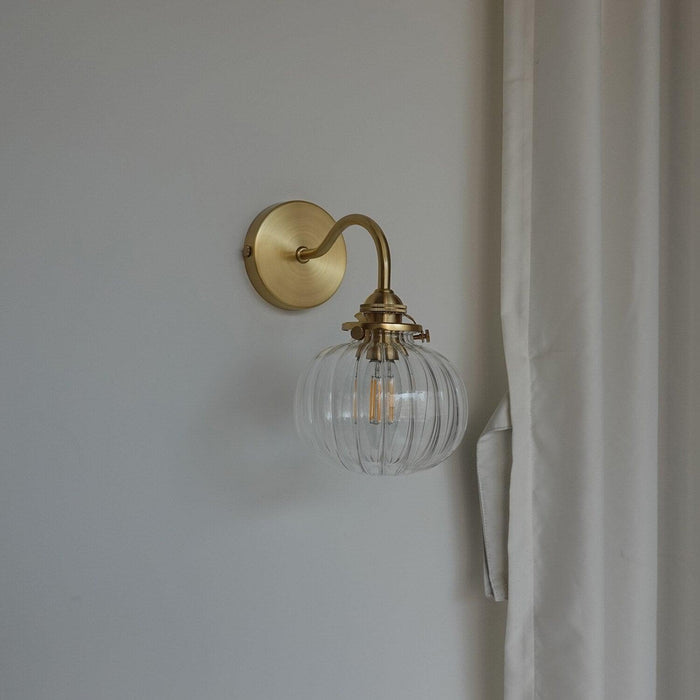 Vintage Style Glass Sphere Wall Light N READY - DWHOME