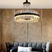 Postmodern Luxury Crystal Chandelier.