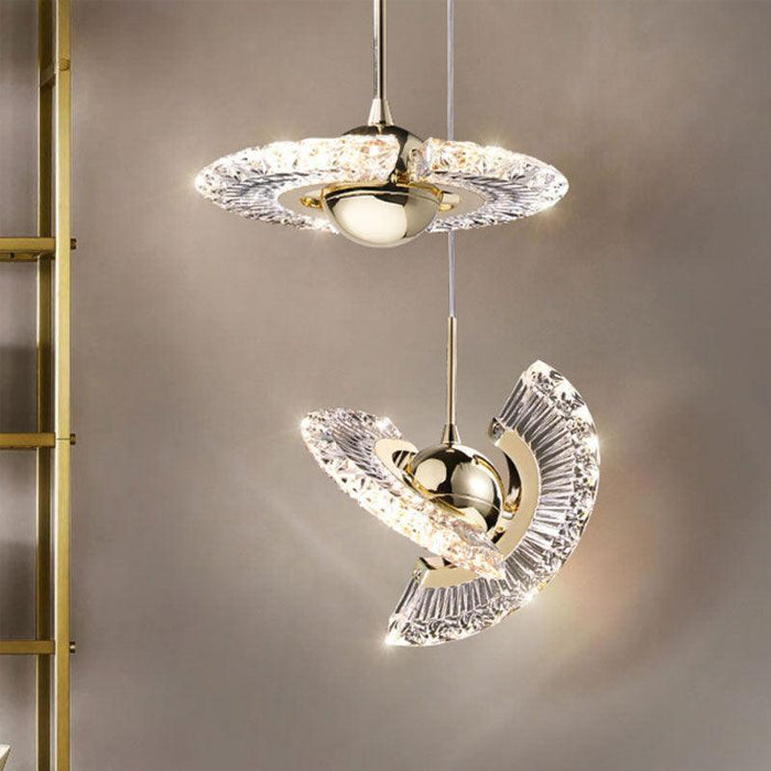 Luxury Nordic Rotatable Roulette Pendant Light.