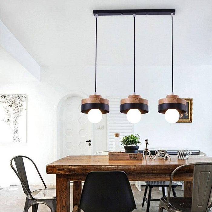 Modern Style Wooden Acorn Chandelier - DWHOME