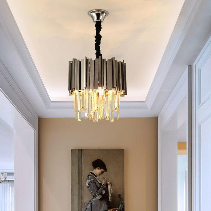 Modern Style Crystal Island Chandelier.