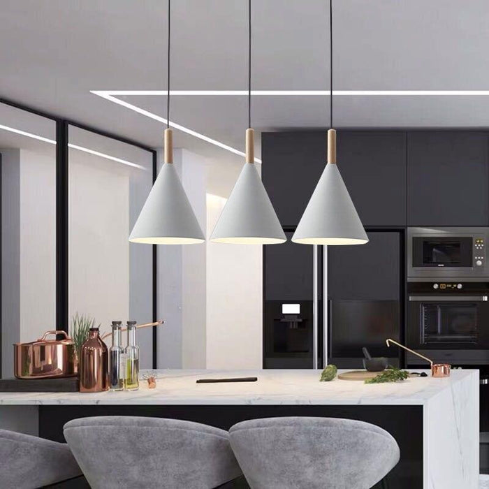 Modern Style Color Cone Ceiling Light.