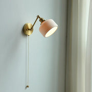 Modern Style Ceramic Pull Chain Wall Light-DWHOME