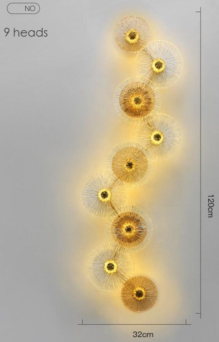 Lotus Leaves Wall Lamp.