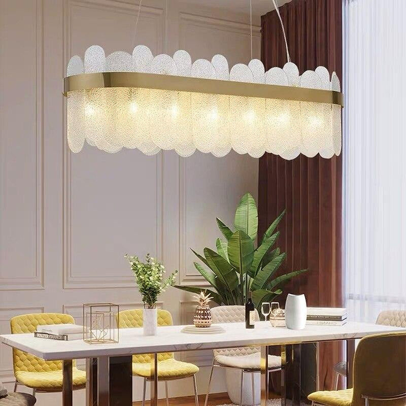 Modern Style Oval Shards Chandelier-DWHOME