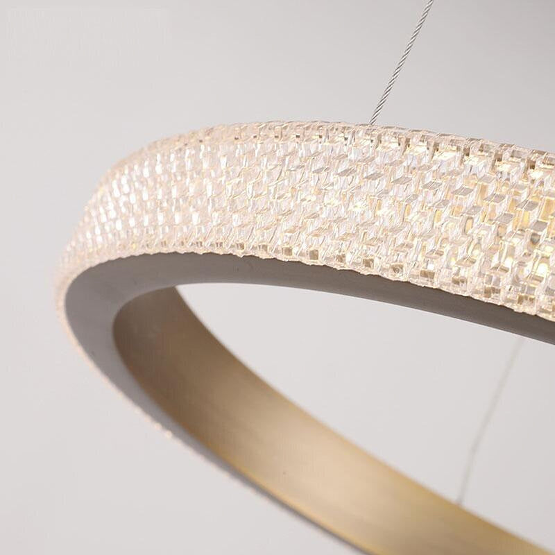 Modern Style Smooth Circle Chandelier-DWHOME