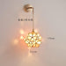 Vintage Glass Stone Flower Ceiling Light N READY - DWHOME