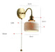 Modern Style Ceramic Pull Chain Wall Light - DWHOME